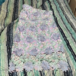 Floral Lace Pastel Dress